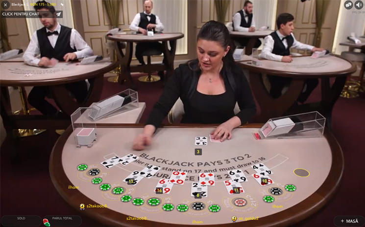 Blackjack White Casino Live Winmasters