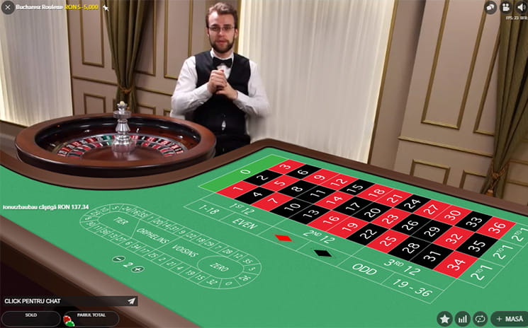 Bucharest Roulette Casino Live