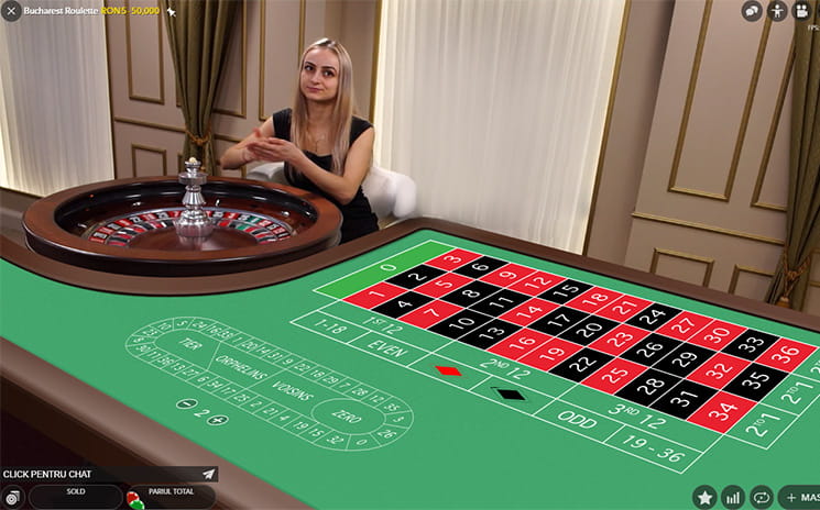 Bucharest Roulette Casino Live la Unibet