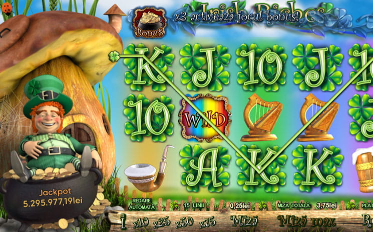 Slot Irish Riches la 888 Romania