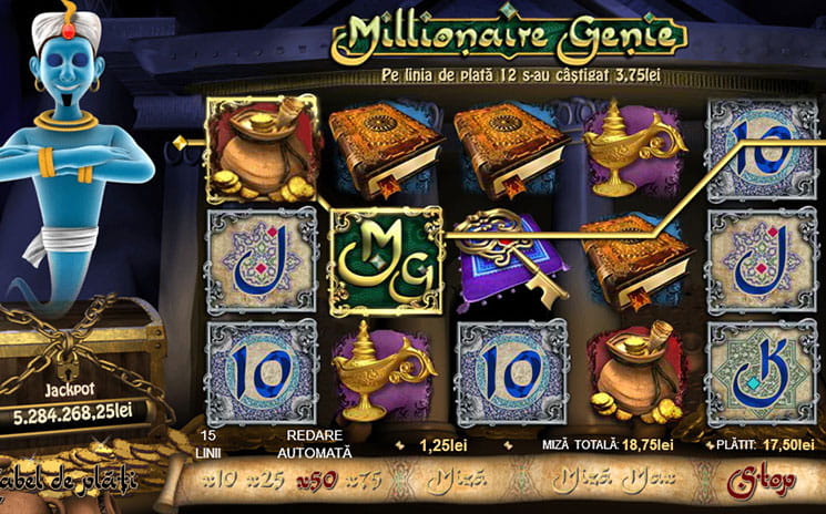 Slot Millionaire Genie la 888 Casino