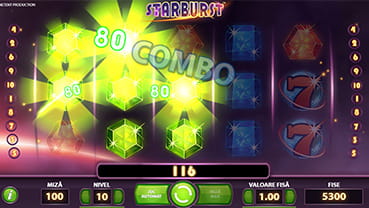 Joaca Starburst la Unibet Casino